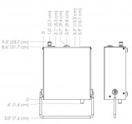 美國2B 106 -L型臭氧監測儀的尺寸是多少